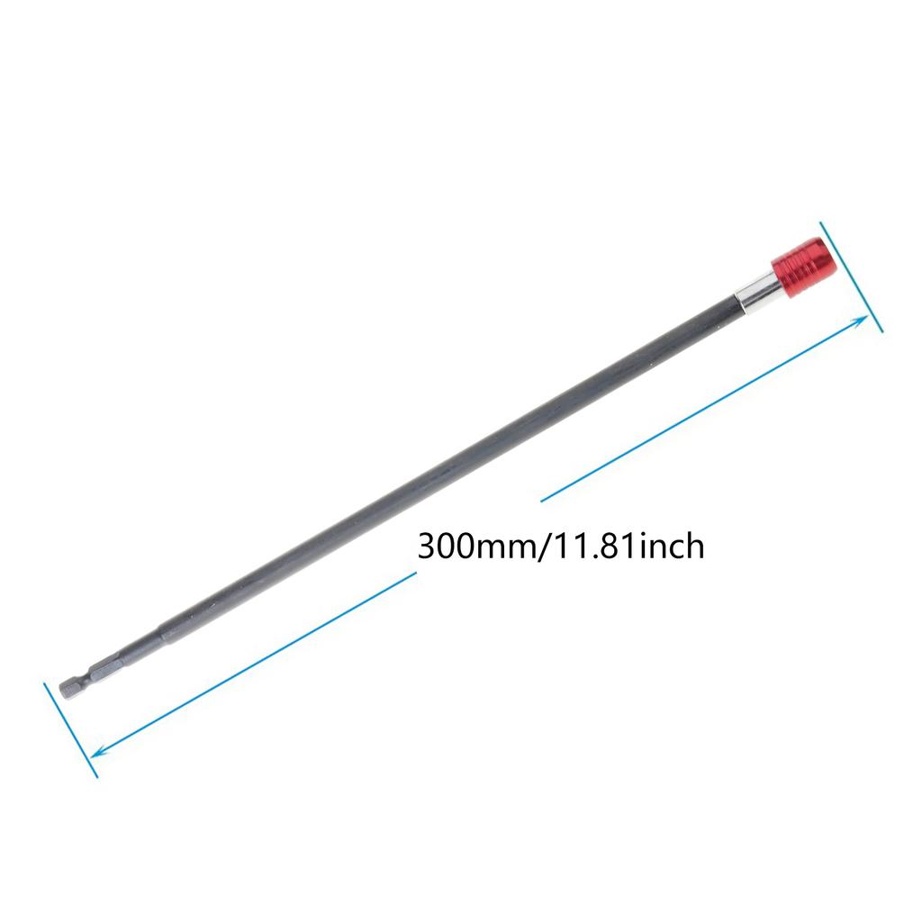 Hexagonal Shank Self Locking Extension Bit Drill Magnetic for Deep Hole Tasks Quick Bit Changes Furniture Assembly Tasks