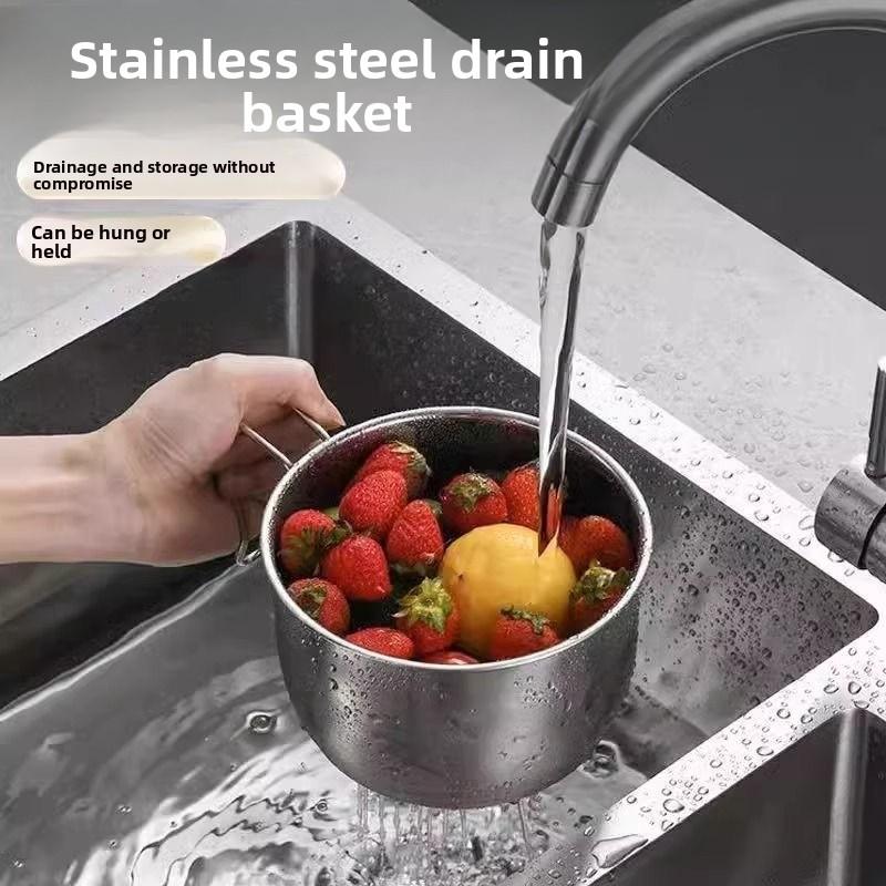 Kitchen Hanging Type Multifunctional Sink Filter Basket for Draining and Washing Vegetables