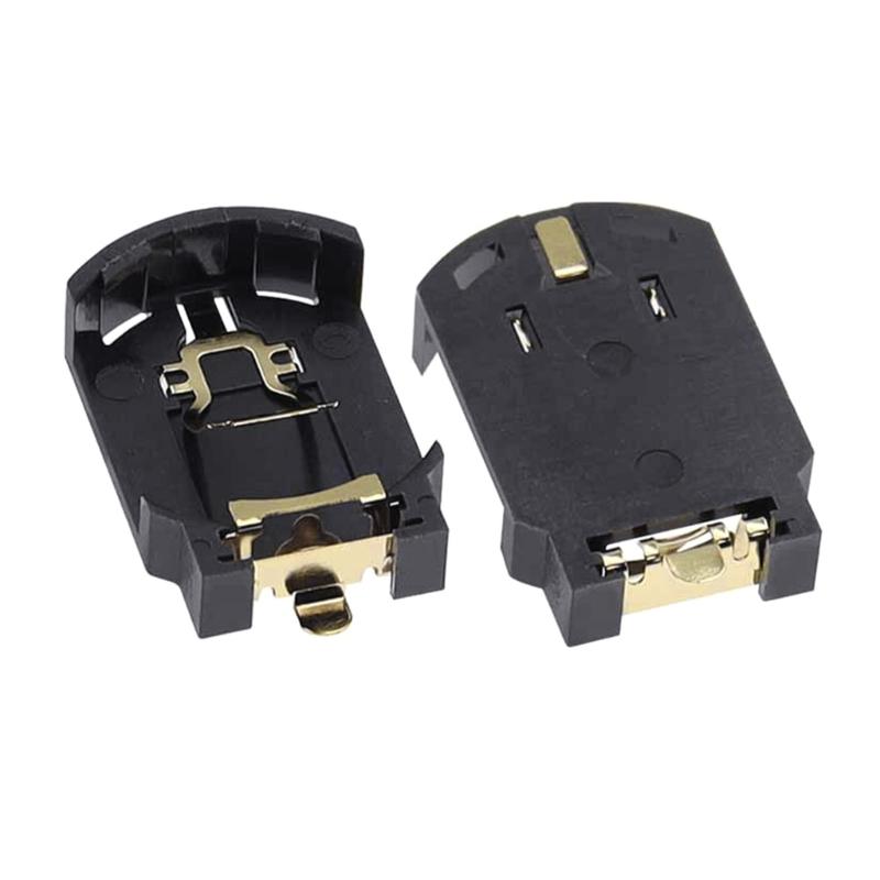 Compactly ABS Metal 3V CR2025 Battery Holder Easy Installation Durability Design For Small Electronics Travel Use