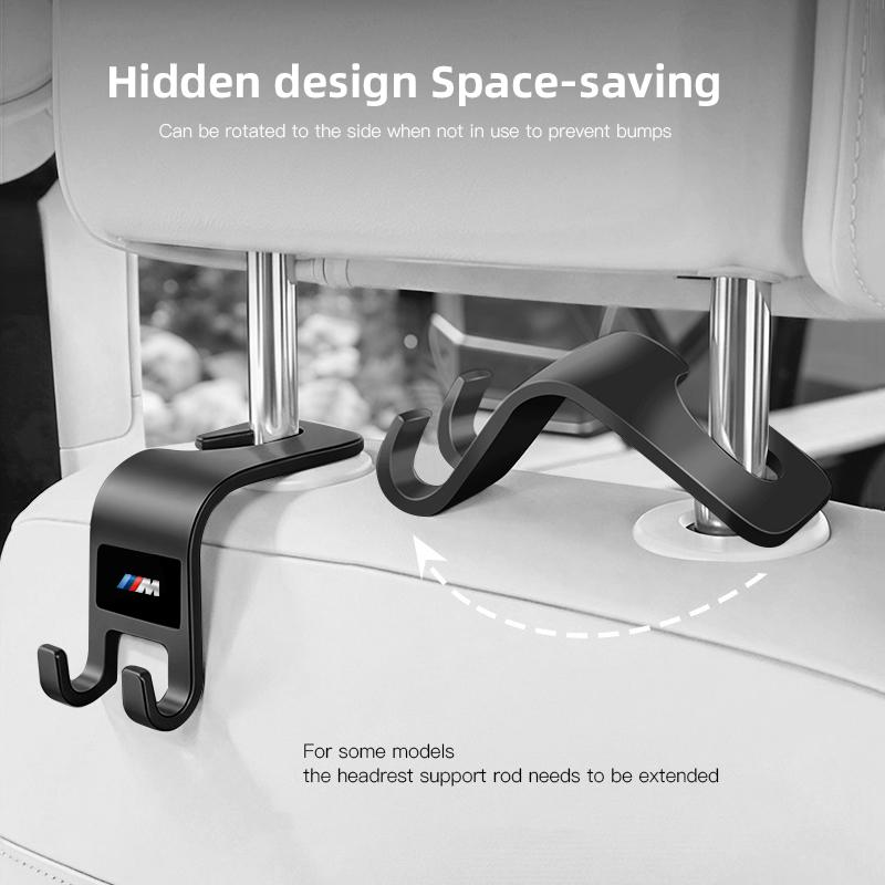 2026New Multi-functional Car Seat Back Hook Accessories Auto Pendant For BMW X1 X2 X3 X5 X4 X6 X7 iX3 F20 F10 F07 E70 E46 E90