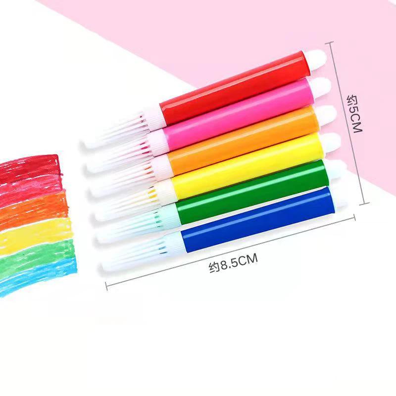 1-10Pcs Sets Diy Graffiti Bag With Markers Handmade Painting Non-Woven Bag For Children Arts Crafts Color Filling Drawing Toys