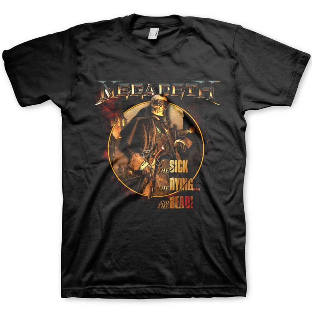 Megadeth Sick Dying Circle Logo T-Shirt L NEW XS