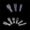 360pcs Cable Lugs Set Receptacles Set Flat Connector Male & Female Cable Connector with Insulating Sleeve Electrical