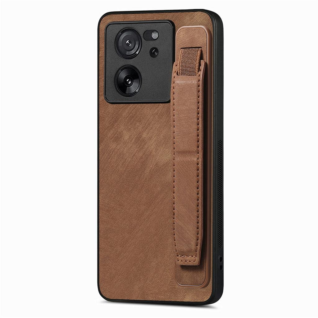 Wristband Vintage Leather Case For Xiaomi Redmi Note 13 12 Pro Plus 11S 14 12T 11T POCO X4 X5 F5 13C Kickstand Anti Drop Cover