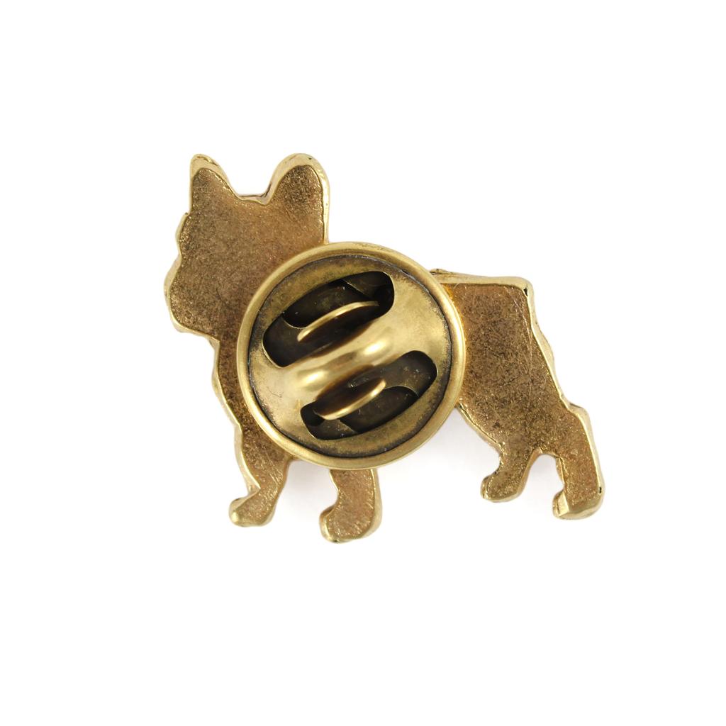 French Bulldog, Frenchie I - Dog Brooch In Decorative Box, Elegant Gold-plated Pin, Art-Dog Brand Jacket Pin