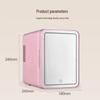 Portable Beauty Mini Fridge with Makeup Mirror for Car or Home Use