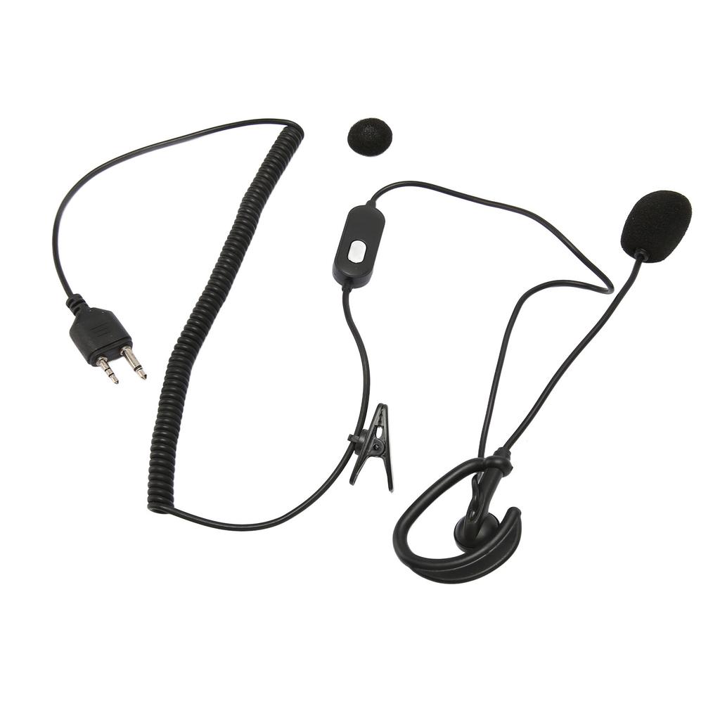 Walkie Talkie Headset PU Wire Great Sound Quality Easy to Use 2 Way Radio Earpiece for Midland
