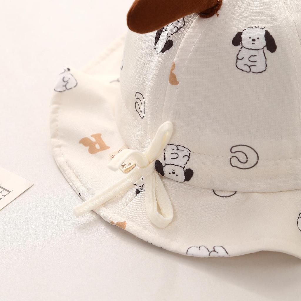 Infant & Toddler Cartoon Sun Hat - Adjustable Thin Style for Spring, Summer & Autumn