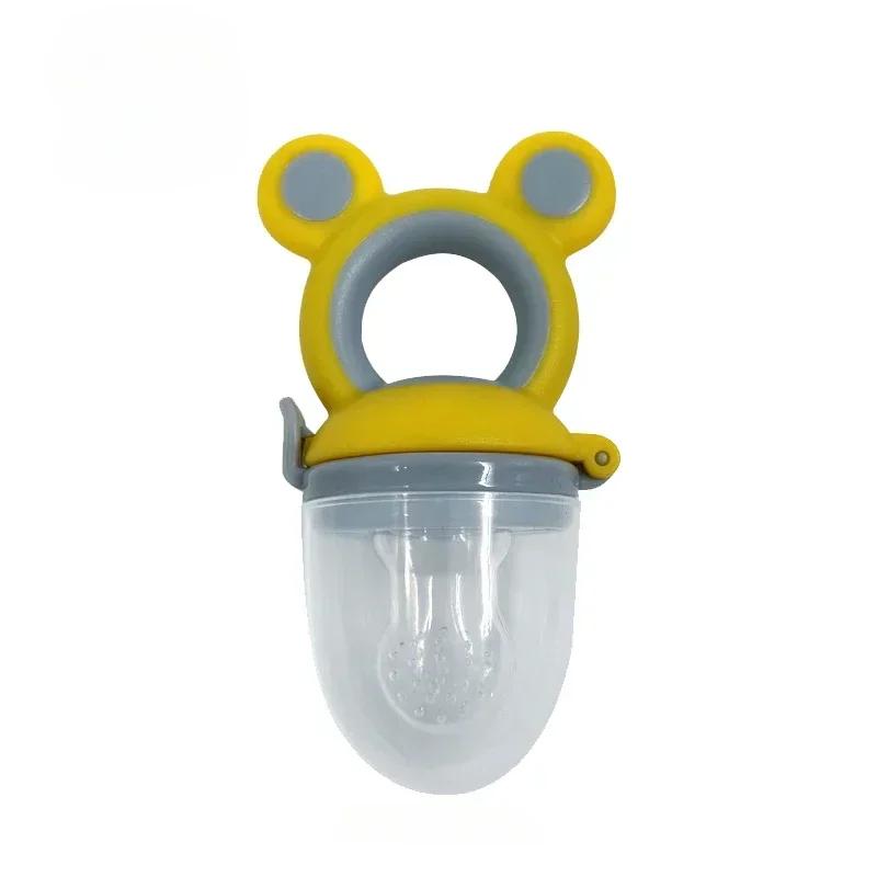 

BPA Free Silicone Baby Fruit Food Feeder Toddler Food Feeding Bags Infant Vegetable Nipple Soother Newborn Baby Feeding Nibbler