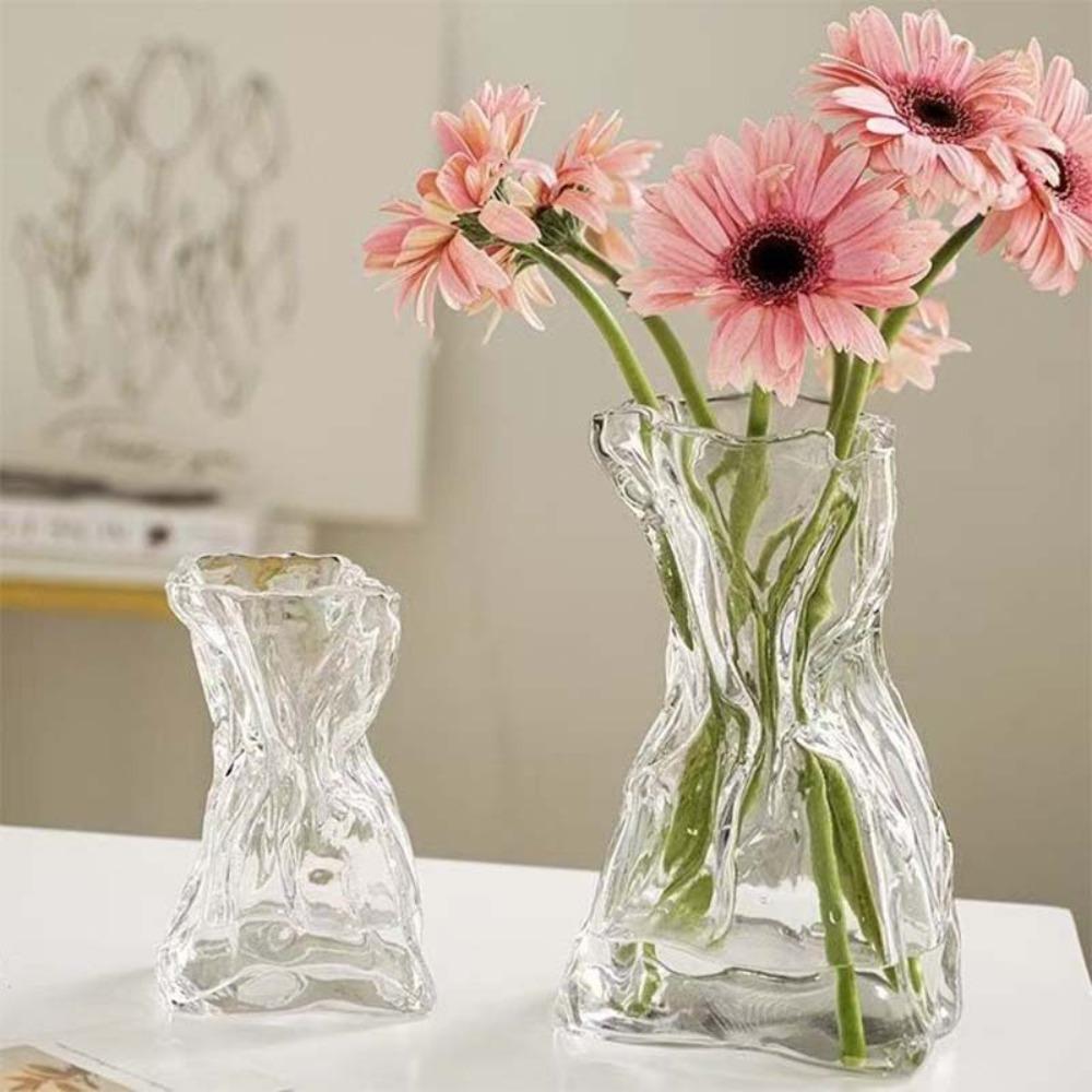 Centerpieces Transparent Irregular Vase Hydroponic Art Plant Bottle Desktop Display
