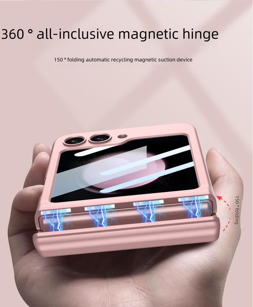 Samsung Galaxy Z Flip5 Full-Cover Magnetic Hinge Protective Shell