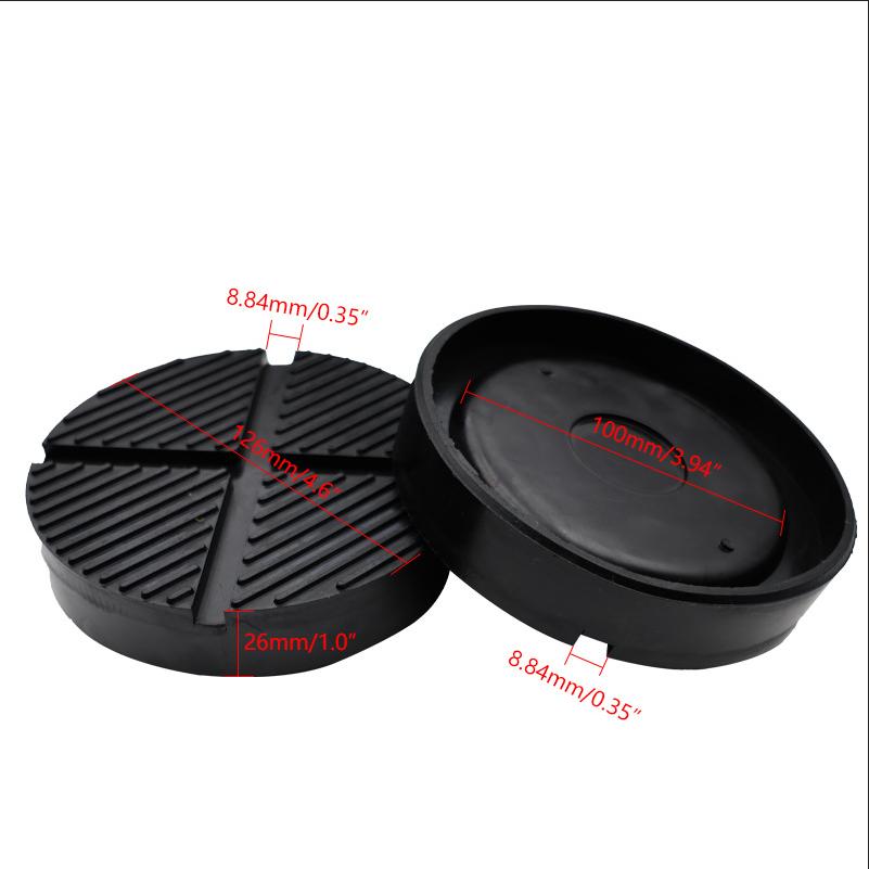 Universal Rubber Jack Pad Support Pinch Weld Slotted Floor Frame Rail Adapter Car Removal Repair Tool Rubber Block Floor Jack 1PCS