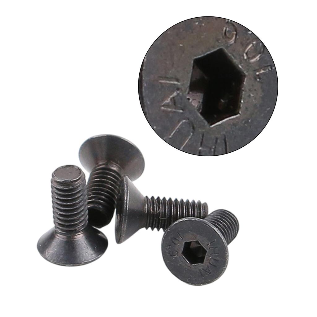 Professional Cycling Pedals Screw Set 50 Stainless Steel Rustproof Fasteners for Bike Shoe Cleat Easy Installation