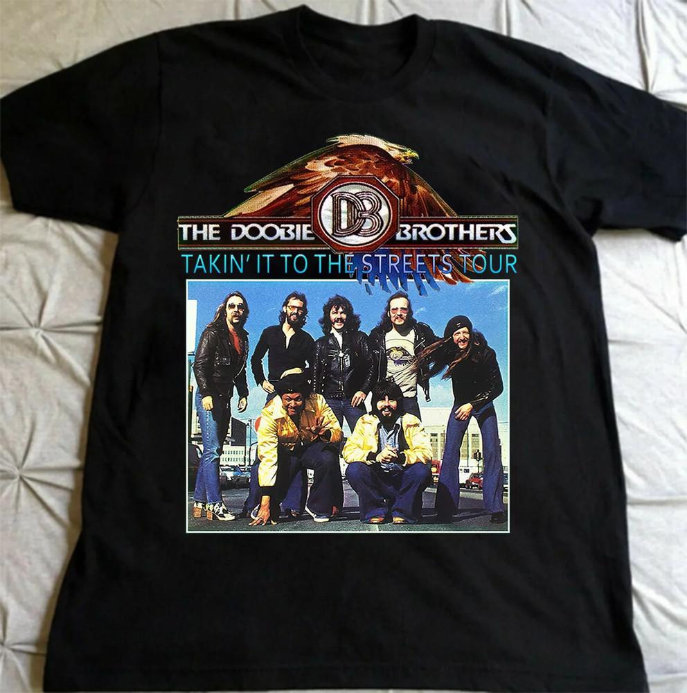 

THE DOOBIE BROTHERS T Shirt Cotton Size S4XL Unisex T-Shirt S