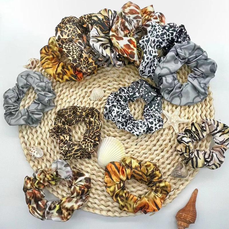 12Pcs Soft Simple Solid Color Hair Ties Korean Style Satin Scrunchie Suitable For Wearing In All Settings Hair Accessories