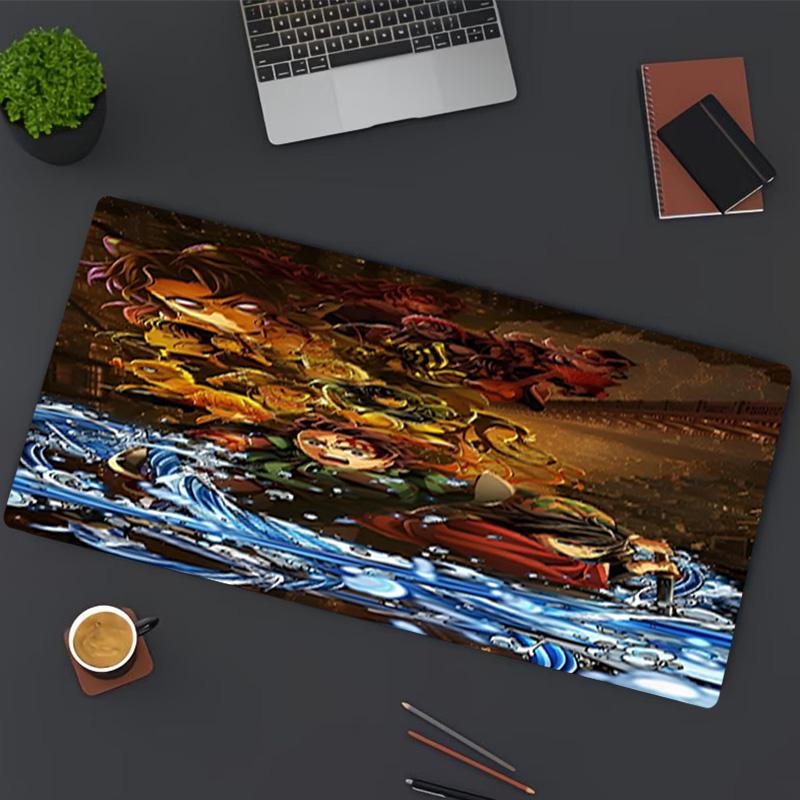 Demon Slayer Print Mouse Pad, for Keyboard Pad Laptop PC Mat for Office Home Use, Desk Decor, Perfect Birthday Gift for Gamers