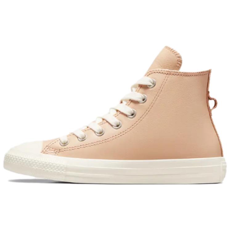 Converse Women's Chuck Taylor All Star Leather High 'Faux Fur Lining   Epic Dune Egret' Women's