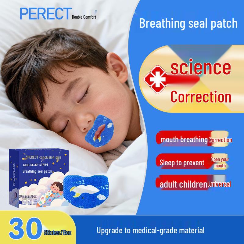 

Doujia Shu Kids Anti-Snoring Mouth Strips for Sleep Quality & Facial Correction 1 Box (30 Pieces)