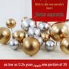Cake Decoration Balls: Gold & Silver Spheres for Baking & Christmas Decor