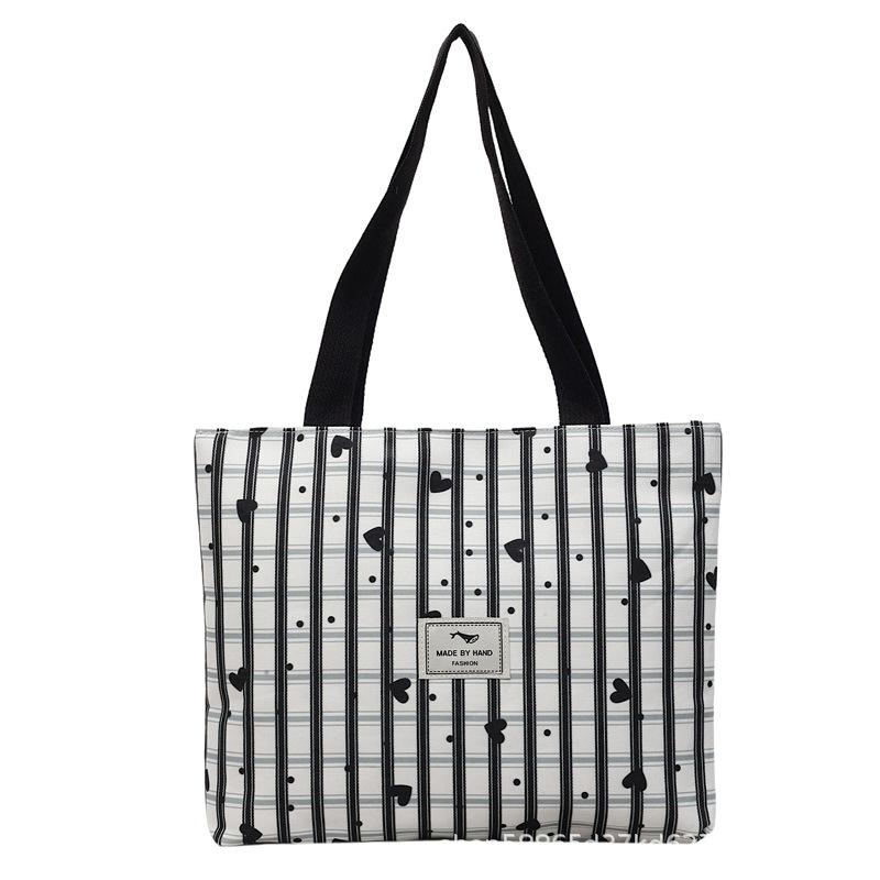 2026 New Large-capacity Canvas Tote Bag Women's Bag Student Class Shoulder Bag Retro Canvas Bag