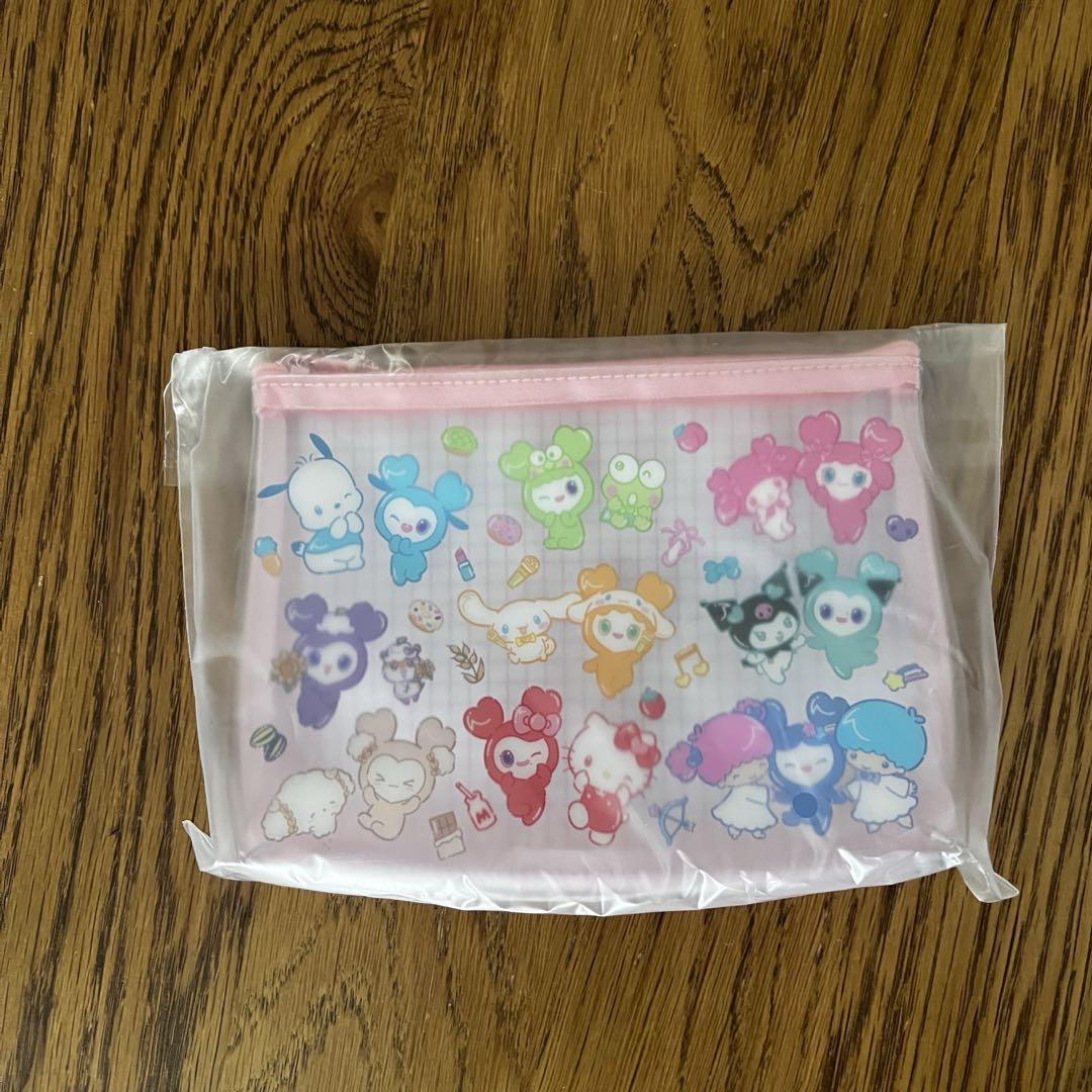 

[USED] TWICE LOVELY x SANRIO Character Clear Pouch