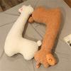 75Cm Lovely Alpaca Plush Toy Japanese Alpaca Soft Stuffed Cute Sheep Llama Animal Dolls Sleep Pillow Home Bed Decor Gift