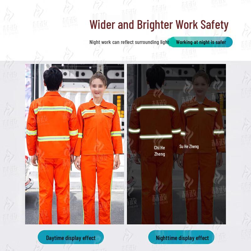 

Hezheng Reflective Long-Sleeve Work Uniform XL
