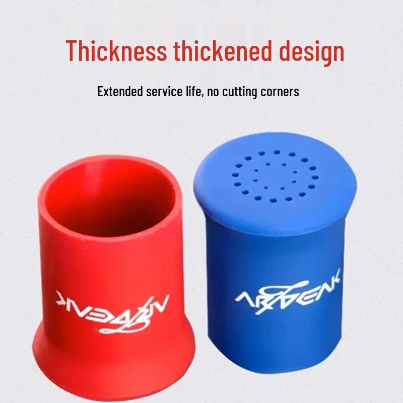 Oqifeng Silicone Fishing Rod Protective Cap: Breathable Stopper and Universal Tackle Accessory.