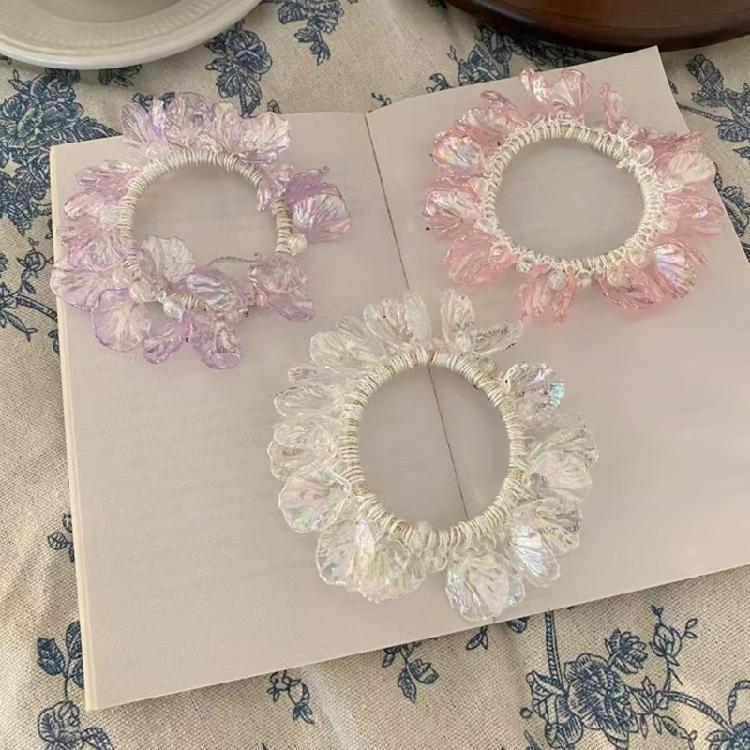 Trendy Shell Pearls Hair Rope Offering Comfort and Style Comfortable Scrunchies Pneytail Holder For Fashion Women