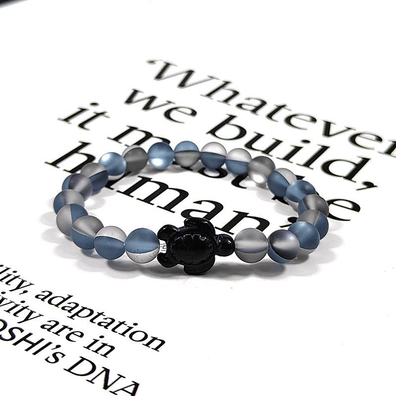 Unisex Sea Turtle Moonstone Malachite Bracelet - European/American Style