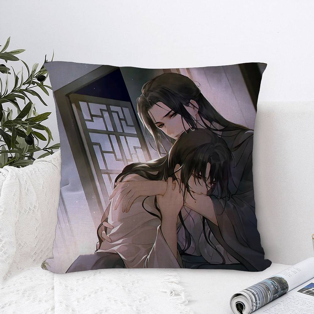 Priest Anime Sha Po Lang Maple Design Cushion Cover Happy Autumn Harvest Decor Holiday Decorati Pillow Cover