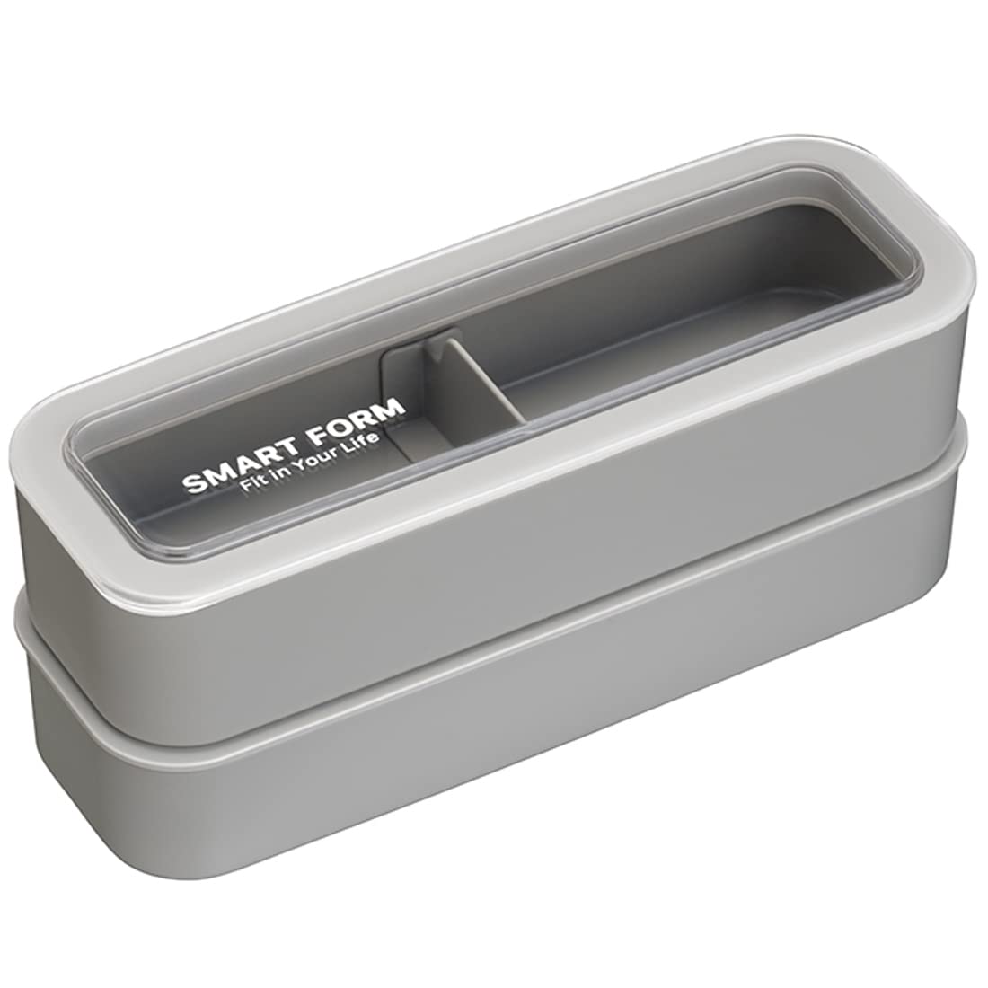 

Iwasaki Industries Slim Lunch Gray 3-Way Easy-Care Box, B-1484 GN, серый
