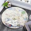 Moomin2,Round Area Rug,Carpet Rug for Living Room Bedroom Sofa Playroom Decor,Non-slip Floor Mat