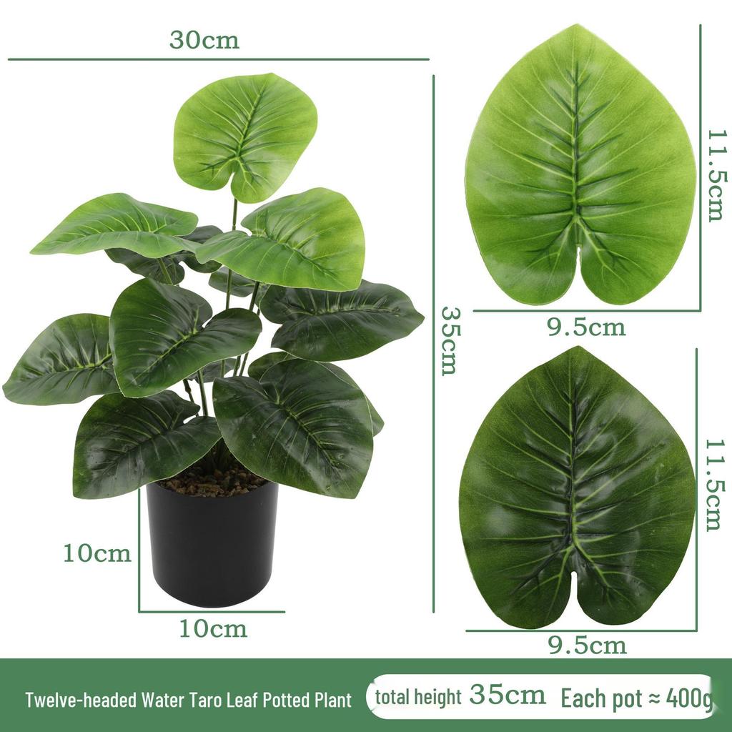 Artificial Potted Green Plant for Indoor and Outdoor Decoration - Home, Hotel, Courtyard, or Desktop Bonsai Ornament.