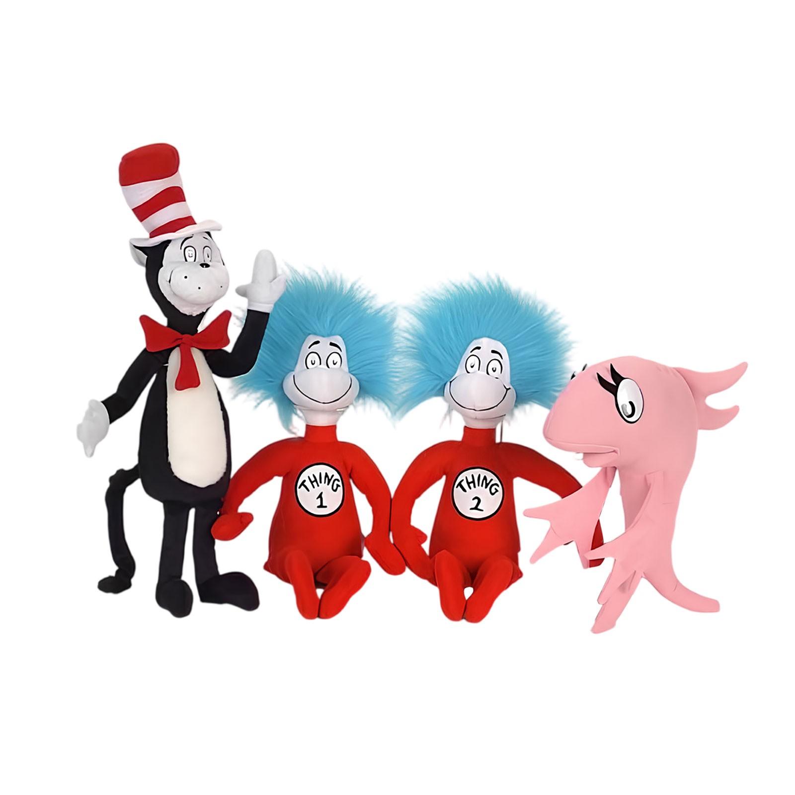 

A Plush Cat Doll Wearing A Hat One Size