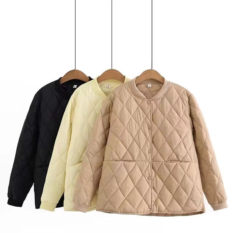Cotton-padded Spring Jacket, Loose and Thin, Cotton-padded Jacket, Western-style Mother's Padded Jacket, Cotton-padded Jacket