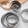 Circle 1 Stainlesssteel Cookie Set Cutter Polished Surface Useful Circle Biscuit Cookie Cutter Dough Cutting Tool
