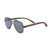 Earth Wood Kotor Polarized Sunglasses Dark Brown Black