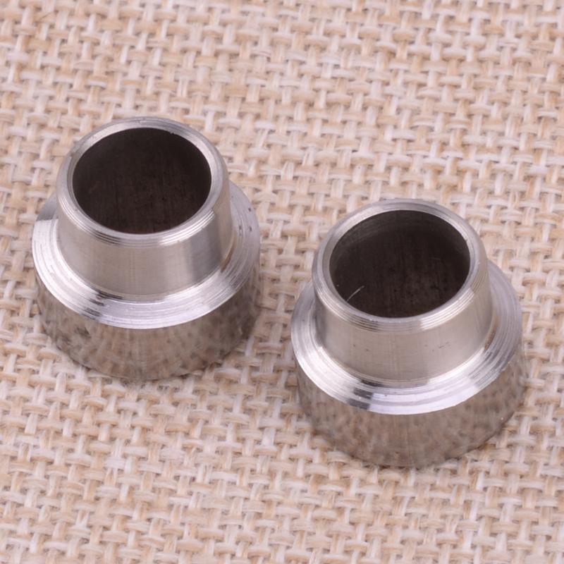 2Pcs Silver 15mm to 12mm Axle Reducer Bushing Fit for Pit Dirt Bike Moped Motorcycle Motorbike New