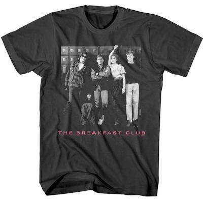 T-shirt da uomo Posing con armadietti del Breakfast Club