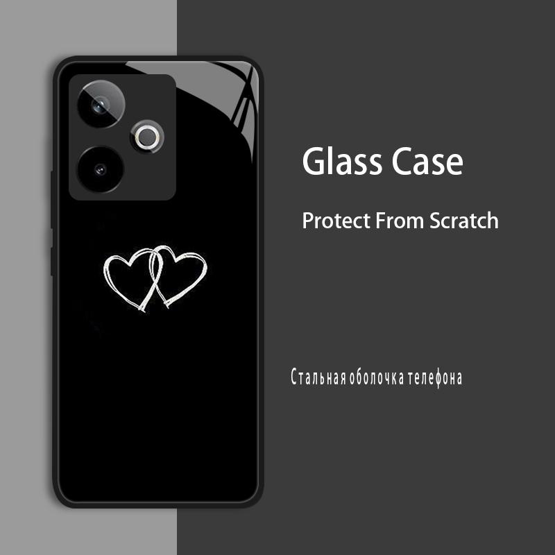 Etui na Realme GT7 5G RMX5061 Etui ze szkła hartowanego Twarda obudowa Dla Realme GT 7 Pro GT7 T RealmeGT 7T Etui ochronne Luksusowa Capa