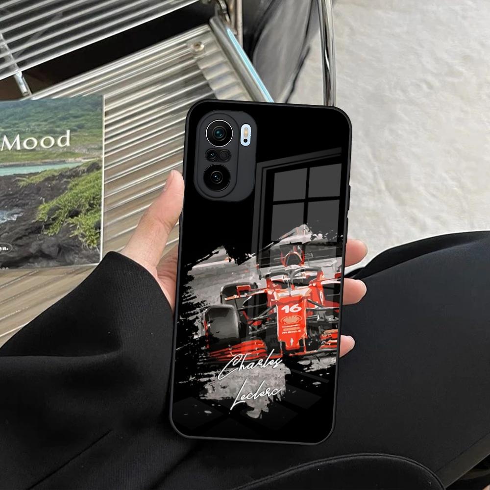 Charles Leclerc 16 F1 Phone Case for Xiaomi 14 13 12 11 13t 12t 11t POCO M6 M5 X6 X5 F6 F5 Ultra Pro Lite 5G Toughened Glass