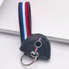 Anti Lost Silicone Keychain Lanyard for BMW G310R G310GS F750GS F850GS with Keychain Honeycomb Texture Racing Stripe Moto Smart Key Shell Protector