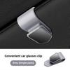 Universal Auto Sun Visor Glasses Holder Car Inside Accessories Sunglasses Clip Card Ticket Holder Stand Fastener Case Eyeglasses