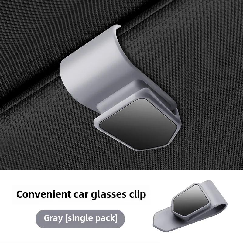 Universal Auto Sun Visor Glasses Holder Car Inside Accessories Sunglasses Clip Card Ticket Holder Stand Fastener Case Eyeglasses