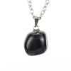 Natural Crystal Natural Stone Tiger Stone Irregular Shape Small Pendant Necklace N627