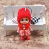 6Pcs Animals Key Chain Cute  Kids Plush Dolls Keychain Soft Stuffed Toys