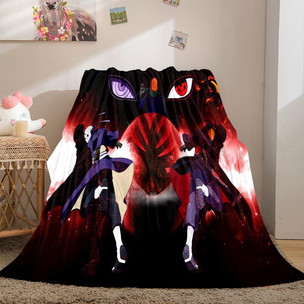 Japanese anime cartoon NARUTO famous Uzumaki Naruto blanket soft home furnishing nap decoration four seasons warm Sherpa blanket B5