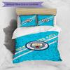 3pcs Duvet Cover Set (1*Duvet Cover + 2*Pillowcase, Without Core),Manchester City FC Print Bedding Set, Bedroom Decor, All‑Season, Birthday Gift