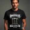Hallo Dunkelheit Mein Alter Freund Lustiges Guiness Herren Baumwolle Geschenk T-Shirt